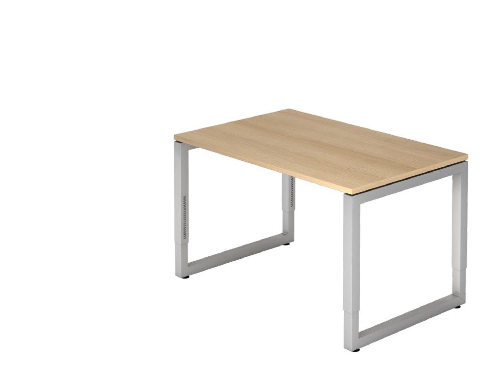 Produktbild Hammerbacher RS12 Schreibtisch O-Fuß eckig 120 x 80 cm Eiche