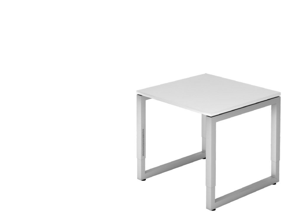 Produktbild Hammerbacher Schreibtisch O-Fuß eckig 80 x 80 cm Weiß