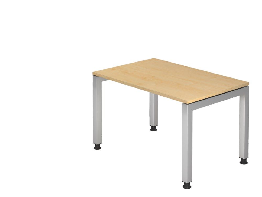 Produktbild Hammerbacher Schreibtisch U-Fuß eckig 120 x 80 cm Ahorn