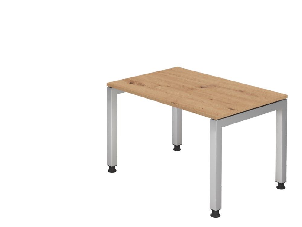 Produktbild Hammerbacher Schreibtisch U-Fuß eckig 120 x 80 cm Asteiche