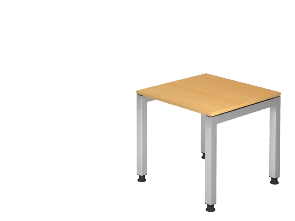 Produktbild Hammerbacher Schreibtisch U-Fuß eckig 80 x 80 cm Buche