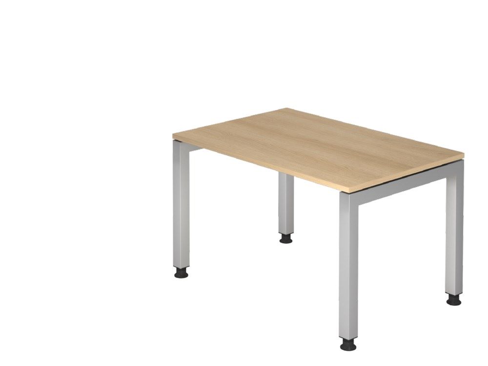 Produktbild Hammerbacher Schreibtisch U-Fuß eckig 120 x 80 cm Eiche