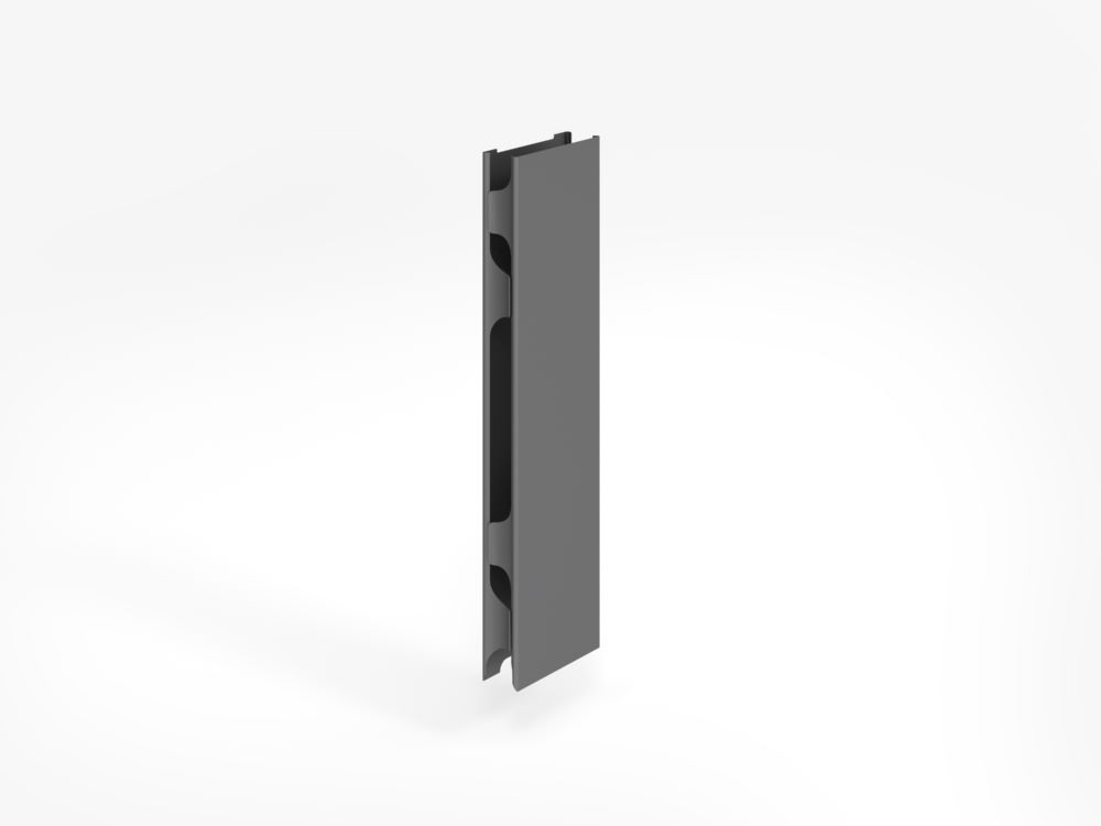 Produktbild Hammerbacher Seitenblenden ZSSB für Schreibtische Farbe Graphit