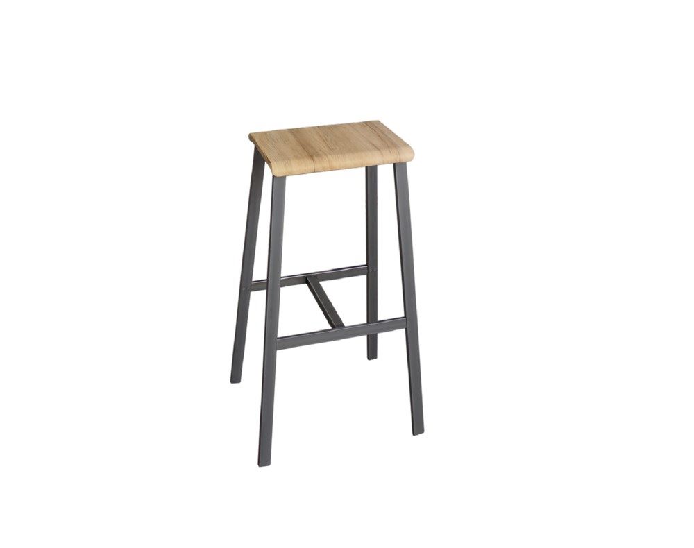 Produktbild Hammerbacher 2er Set Barhocker zu MPA17 Eiche 