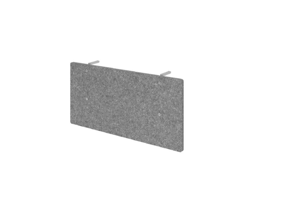 Produktbild Hammerbacher Sichtblende Schallschutz 90 Grad Eckwinkel in grau