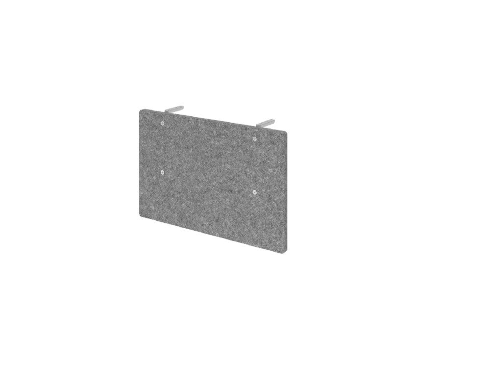 Produktbild Hammerbacher Sichtblende Schallschutz für 80 er Tisch in grau