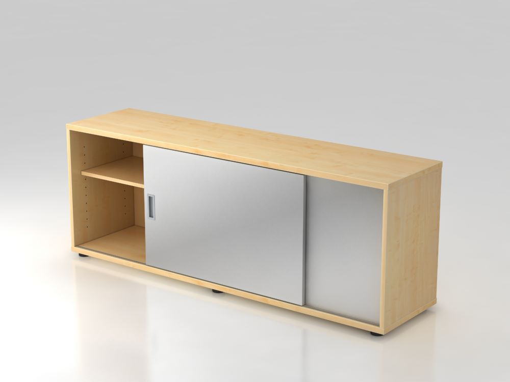 Produktbild Hammerbacher Sideboard 1,5OH Ahorn Silber 160 x 40 x 59,6 cm