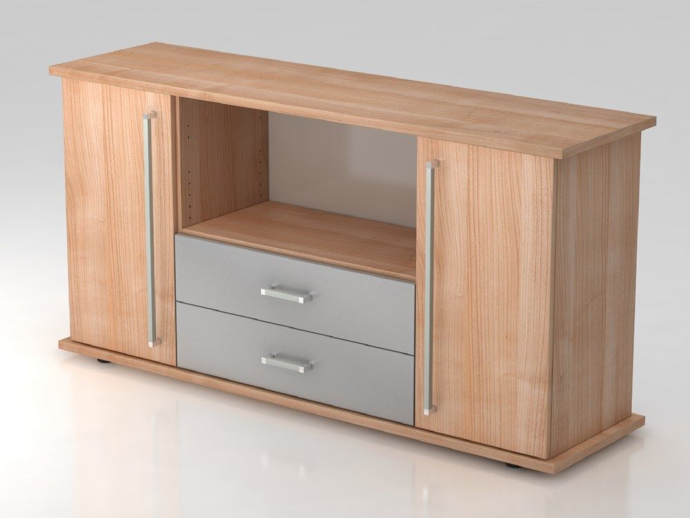 Produktbild Hammerbacher Sideboard SBTS 2 Türen 2 Schubkasten CE in Nussbaum
