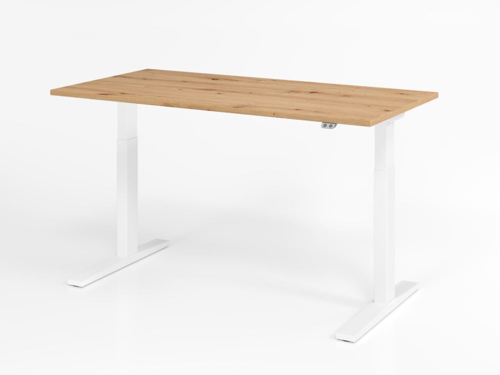Produktbild Hammerbacher Sitz Steh Schreibtisch 160 x 80 cm Asteiche Elektroantrieb 1-stufig