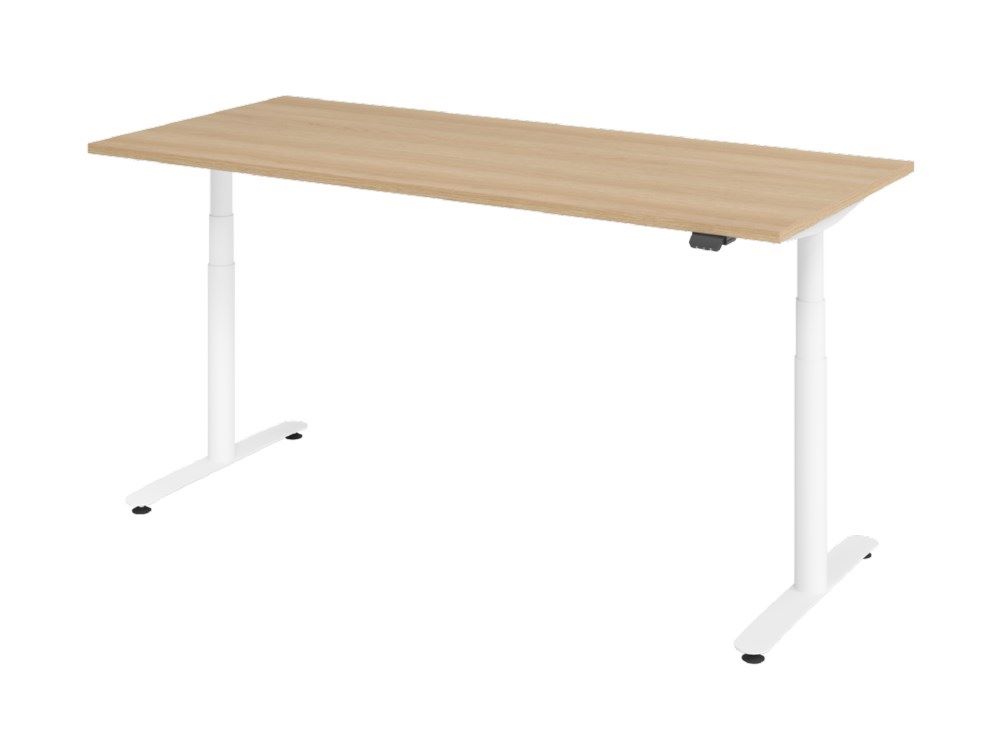 Produktbild Hammerbacher Sitz-Steh-Schreibtisch 180 x 80cm Eiche