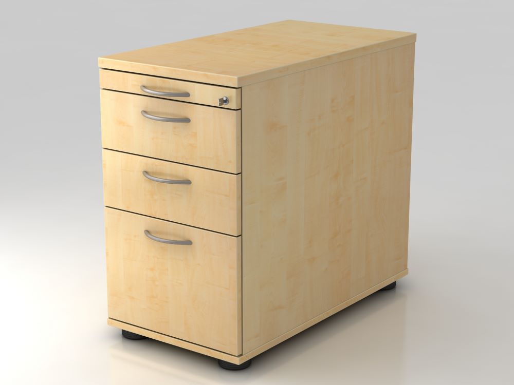 Produktbild Hammerbacher Standcontainer 42,8 x 80 cm mit 2 Schubladen BM Ahorn