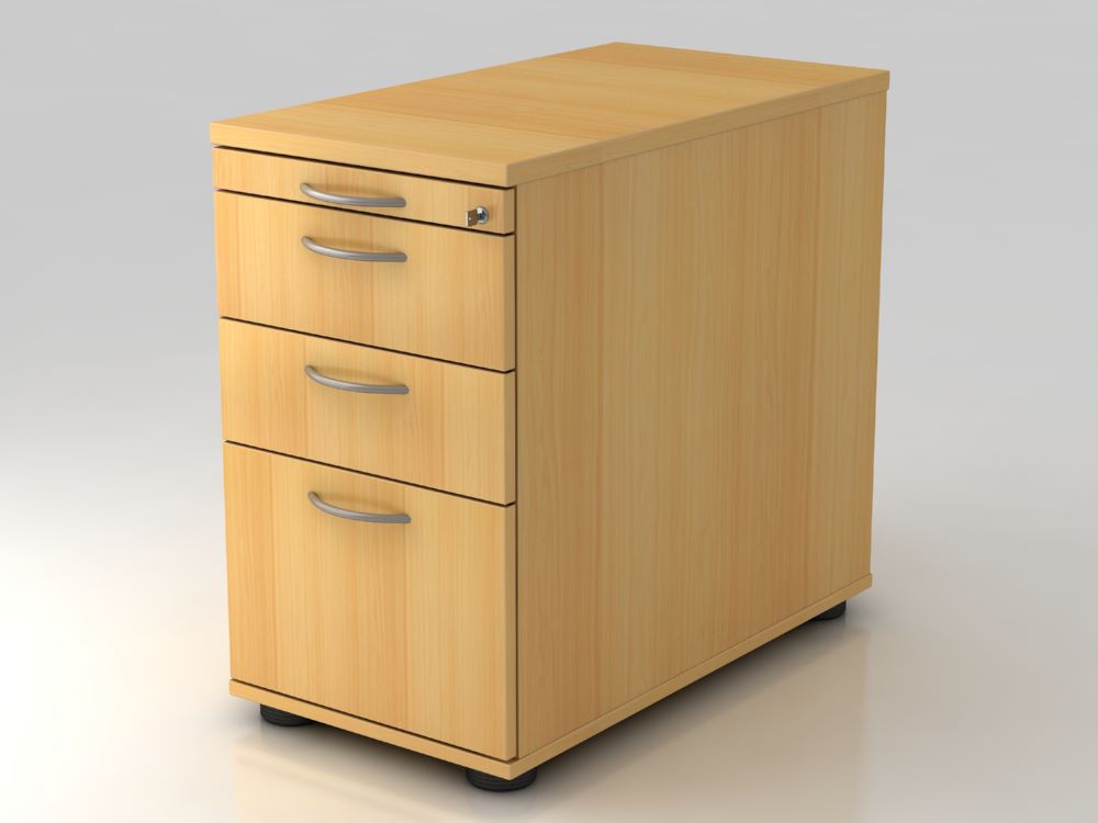 Produktbild Hammerbacher Standcontainer BM 42,8 x 80 cm Buche mit 2 Schubladen