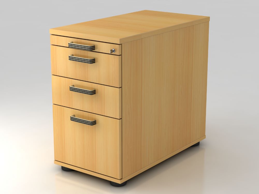 Produktbild Hammerbacher Standcontainer mit Hängekorb 42,8 x 80 cm SG Buche