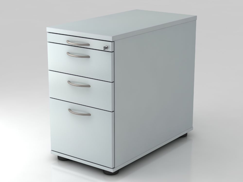 Produktbild Hammerbacher Standcontainer in grau 42,8 x 80 cm mit 2 Schubladen BM