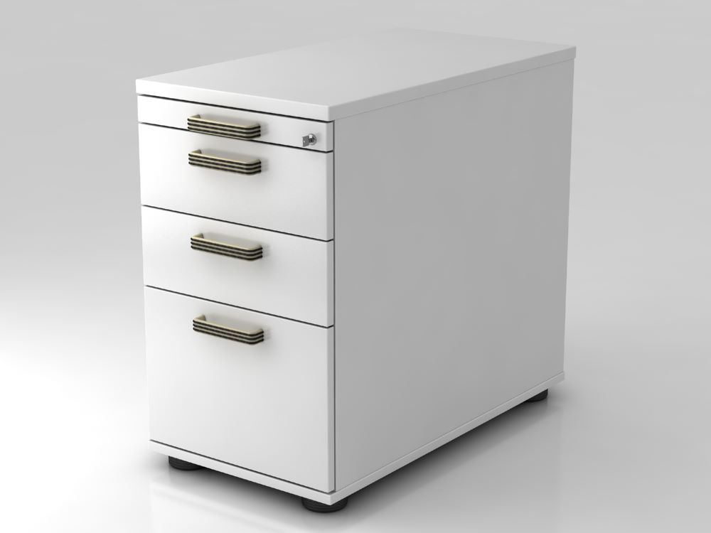 Produktbild Hammerbacher Standcontainer 42,8 x 80 cm Weiß 2 Schubladen SG