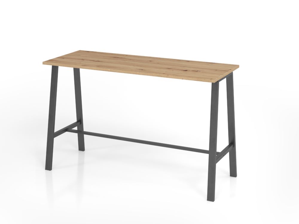 Produktbild Hammerbacher Stehtisch 175 x 68 x 104 cm Asteiche / Stahl