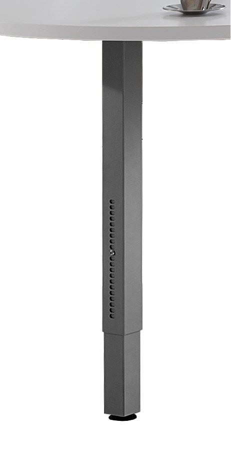 Produktbild Hammerbacher Stützfuß quadratisch R Graphit Höhe einstellbar von 65 - 85 cm