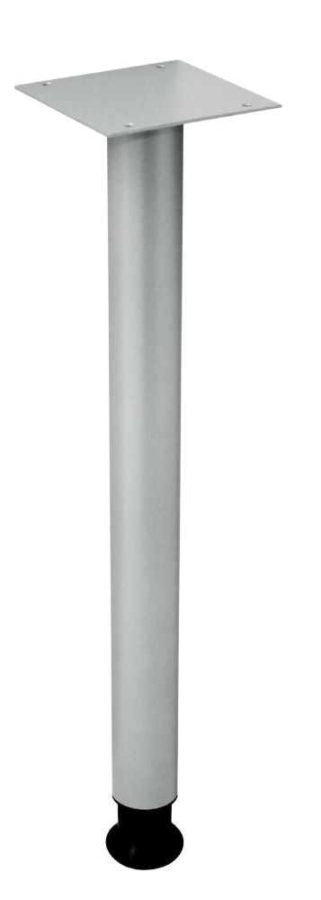 Produktbild Hammerbacher Stützfuß rund Silber Durchmesser 60 mm Höhe einstellbar