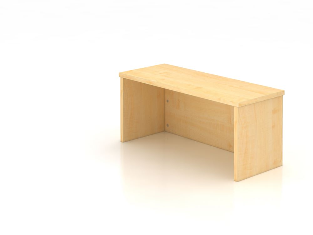 Produktbild Hammerbacher Thekenaufsatz 80 x 32 x 35 cm 1OH Ahorn für Schreibtisch 80 x 80 cm