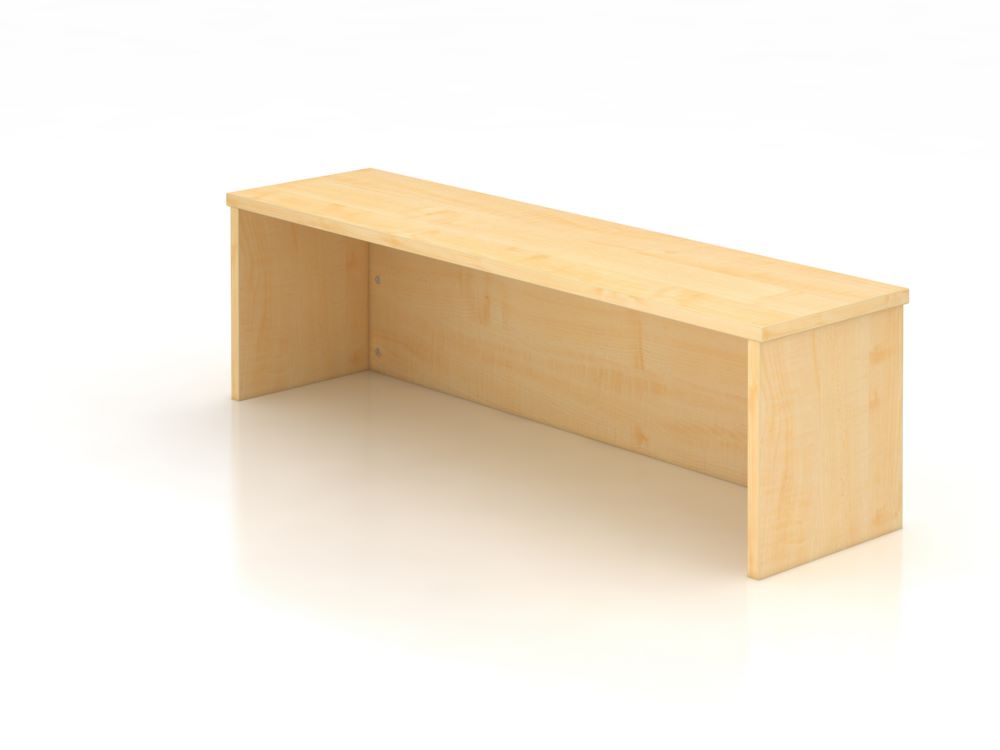 Produktbild Hammerbacher Thekenaufsatz 120 x 32 x 35 cm 1OH Platte Ahorn 25 mm