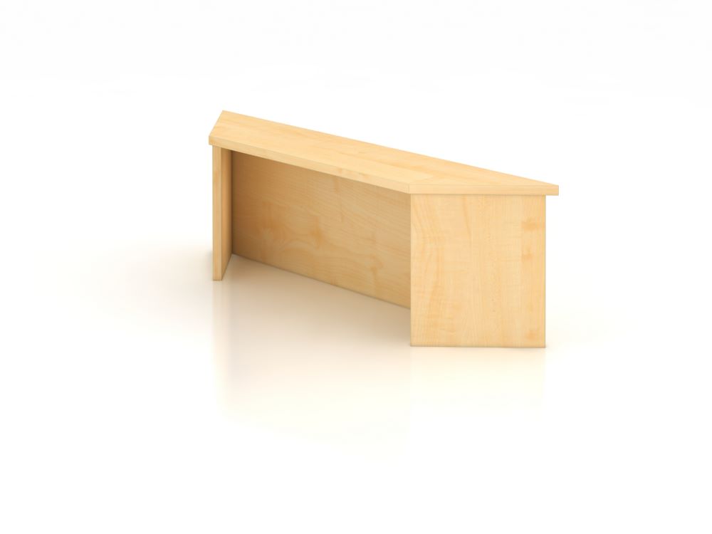 Produktbild Hammerbacher Thekenaufsatz 113 cm 1OH Ahornplatte 25 mm