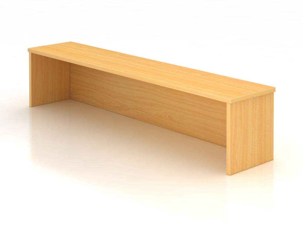 Produktbild Hammerbacher Thekenaufsatz Breite 160 cm 1OH Bucheplatte 25 mm