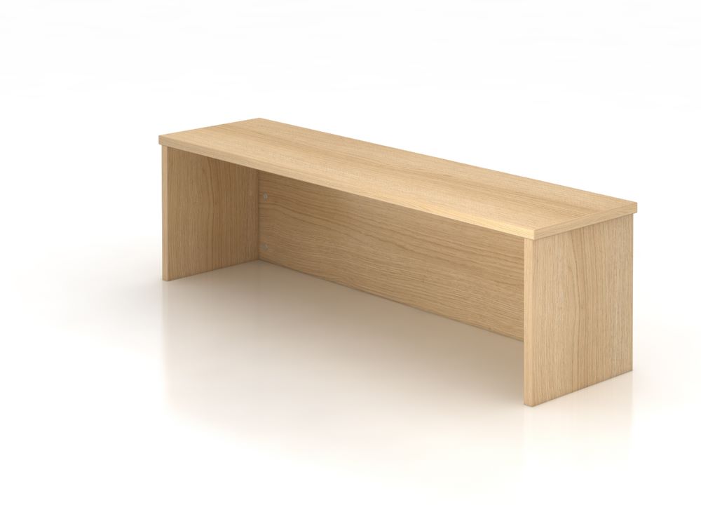 Produktbild Hammerbacher Thekenaufsatz 120 x 32 x 35 cm 1OH Eiche 2 mm ABS-Kante