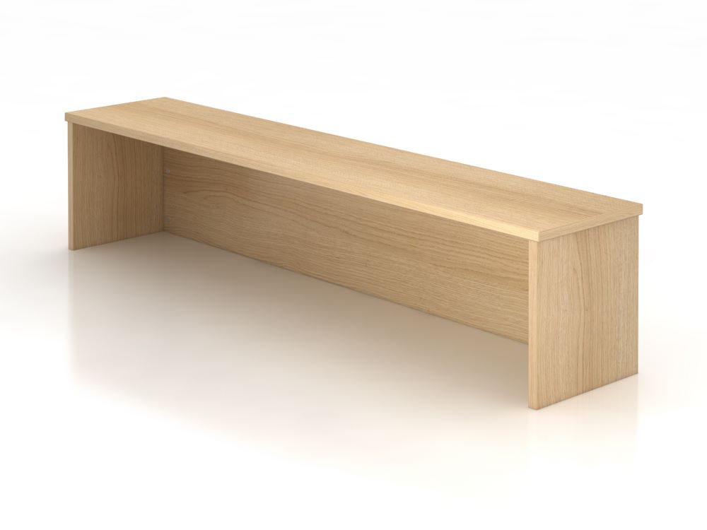 Produktbild Hammerbacher Thekenaufsatz 160 x 32 x 35 cm 1OH Eicheplatte 25 mm