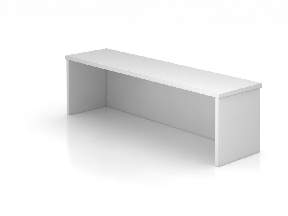 Produktbild Hammerbacher Thekenaufsatz B 120 x T b32 x H 35 cm 1OH Grau Platte 25 mm