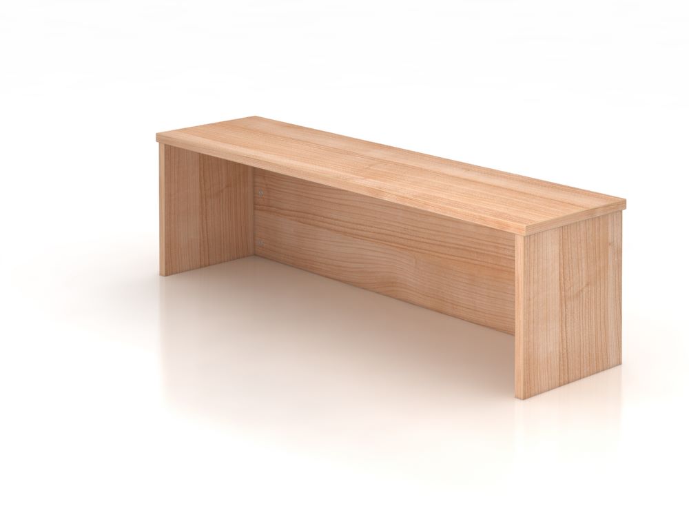 Produktbild Hammerbacher Thekenaufsatz Breite 120 cm 1OH Nussbaum 2 mm ABS-Kante