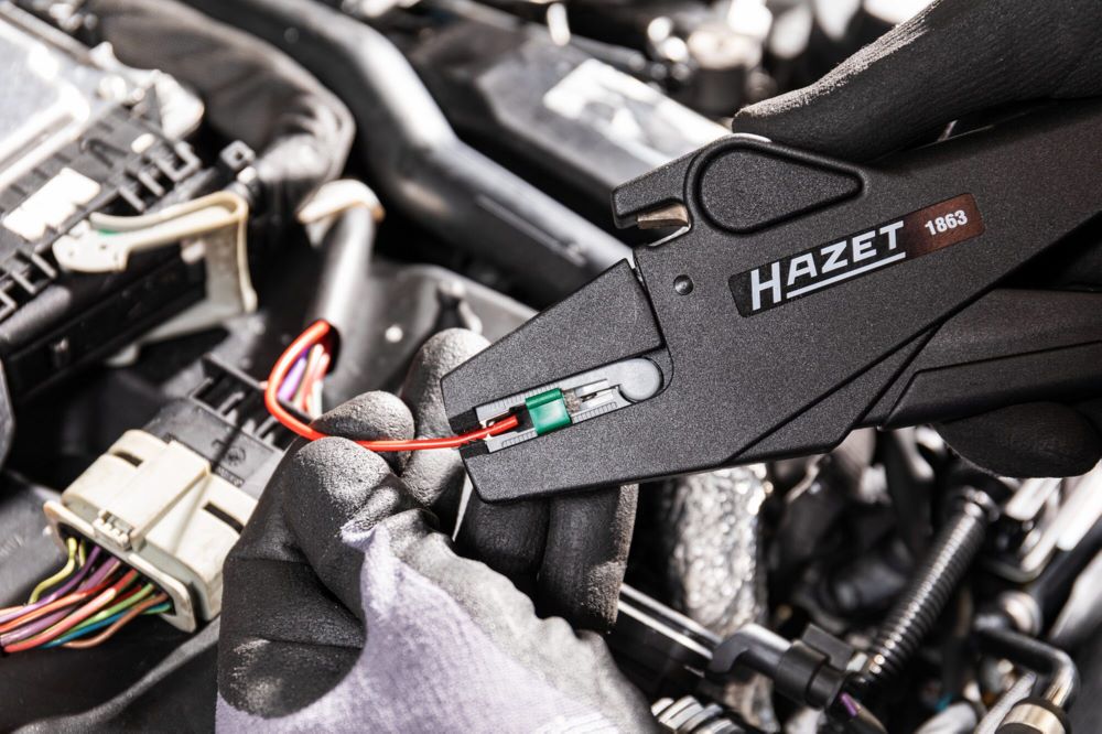 Produktbild Hazet Abisolierzange automatisch 1863 Länge 205 mm bild 3