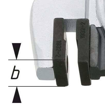 Produktbild Absetzzange 1932-2 Länge 300 mm Absetztiefe 12 mm bild 3
