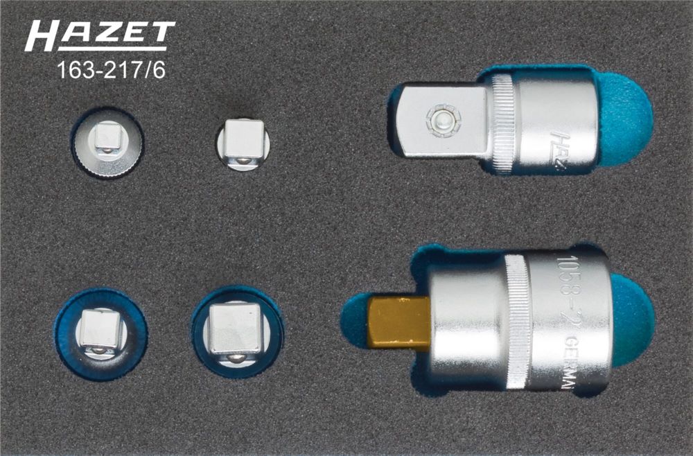 Produktbild Hazet Adapter Satz 163-217/6 mit 1/4 Zoll bis 3/4 Zoll Vierkant