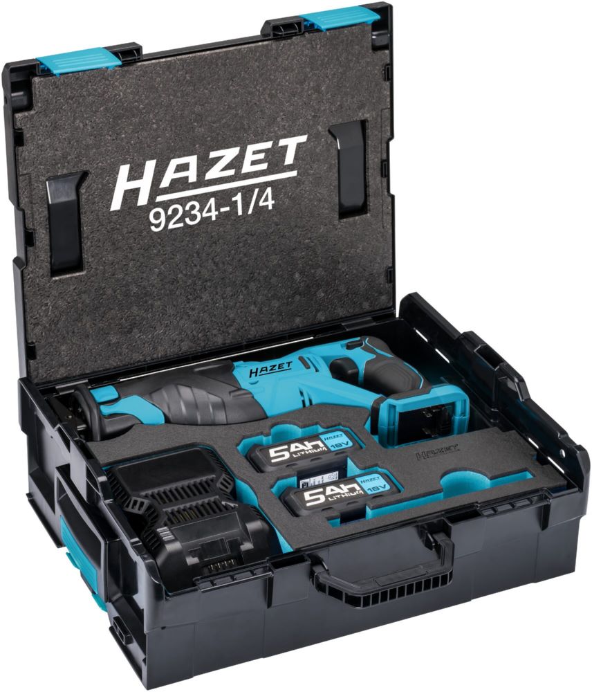 Produktbild Hazet Akku Säbelsäge 9234-1/4 mit 4 Teilen 18 Volt 1/2 Zoll bild 2
