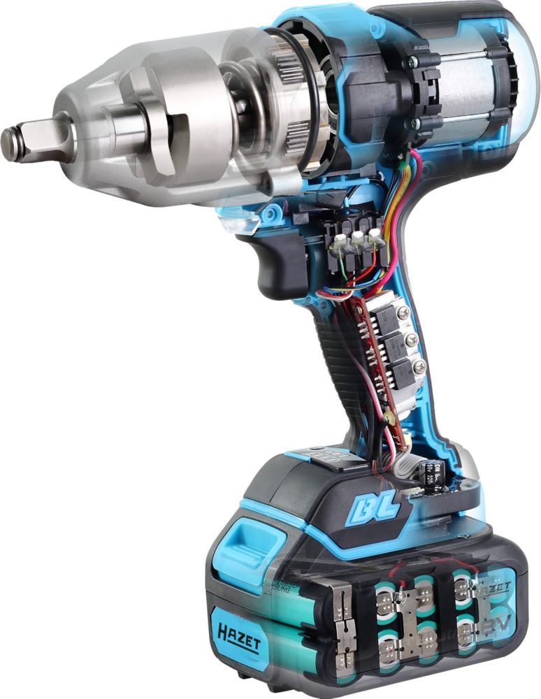 Produktbild Hazet Akku Schlagschrauber 9212-3LB/4 Lösemoment 700 Nm 1/2 Zoll bild 2