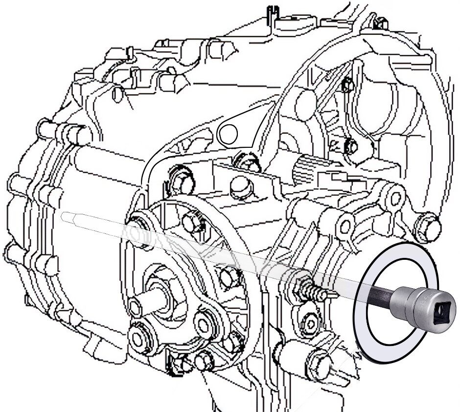Produktbild Antriebswellen Steckschlüsseleinsatz 2584LG-1A mit 3/8 Zoll SW 6 mm bild 7