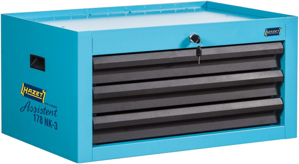 Produktbild Hazet Aufsatzkoffer für Werkstattwagen 178NK-3 mit Schubladen 696 x 488 x 390 mm