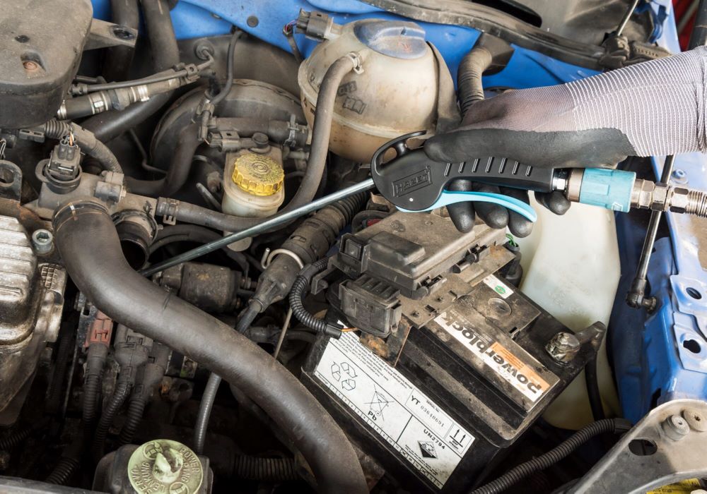 Produktbild Hazet Ausblaspistole 9040P-2 Länge 420 mm Schlauchdurchmesser 10 mm bild 3