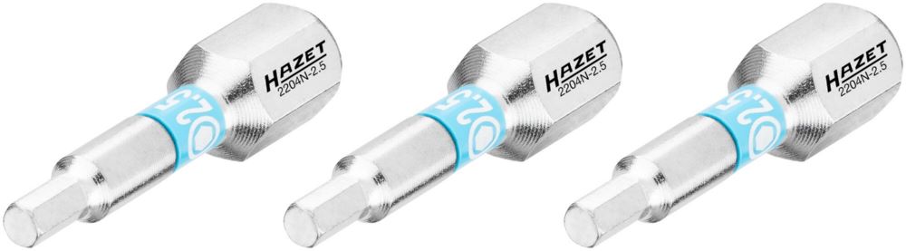 Produktbild Hazet Bit 2204N-2.5/3 Innen Sechskant 1/4 Zoll SW 2,5 mm