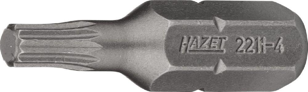Produktbild Hazet Bit 2211-4 mit 1/4 Zoll Sechskant Innen Vielzahn Profil XZN SW M4