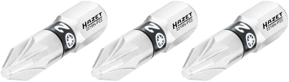 Produktbild Bit 2216N-PZ2/3 1/4 Zoll 6,3 mm Sechskant Pozidriv Profil PZ 3 Teile SW PZ2 bild 2