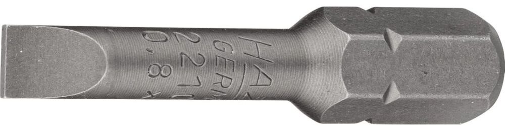 Produktbild Hazet Bit 2210-8 mit 5/16 Zoll Sechskant Schlitz Profil SW 0,8 x 5,5 mm