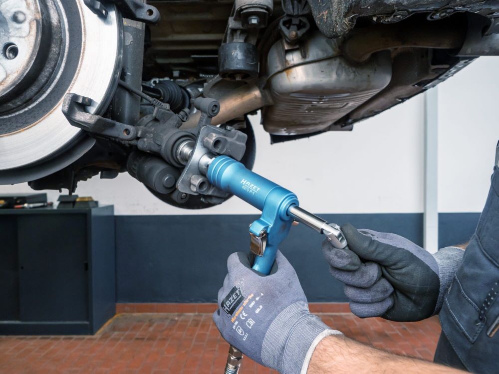 Produktbild Hazet Bremskolben Rücksetzwerkzeug Satz pneumatisch 4970P-1/4 bild 2