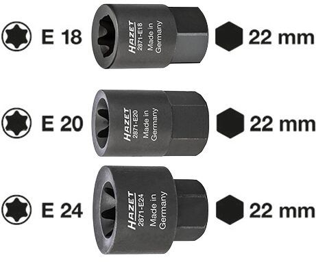 Produktbild Bremssattel Einsatz NKW 2871-E18 mit 22 mm SW E18 Außen Sechskant  bild 2