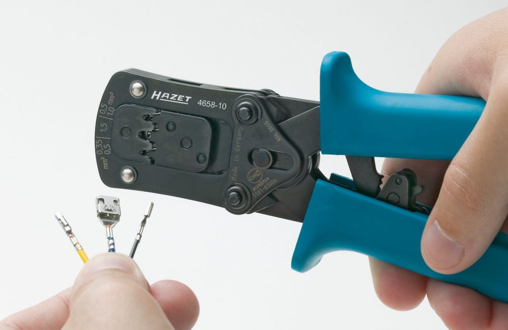 Produktbild Hazet Crimpzange 4658-10 1/4 Zoll Vierkant 150 mm bild 3