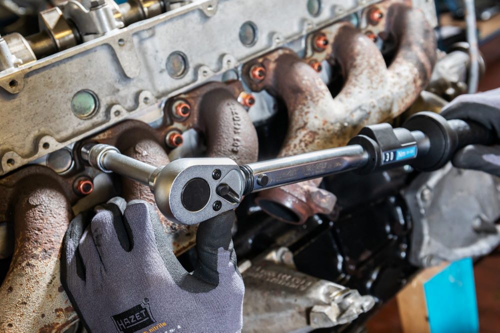 Produktbild Hazet Drehmomentschlüssel mit DAkkS Kalibrierschein 5121-2CLTCAL Länge 435 mm bild 4