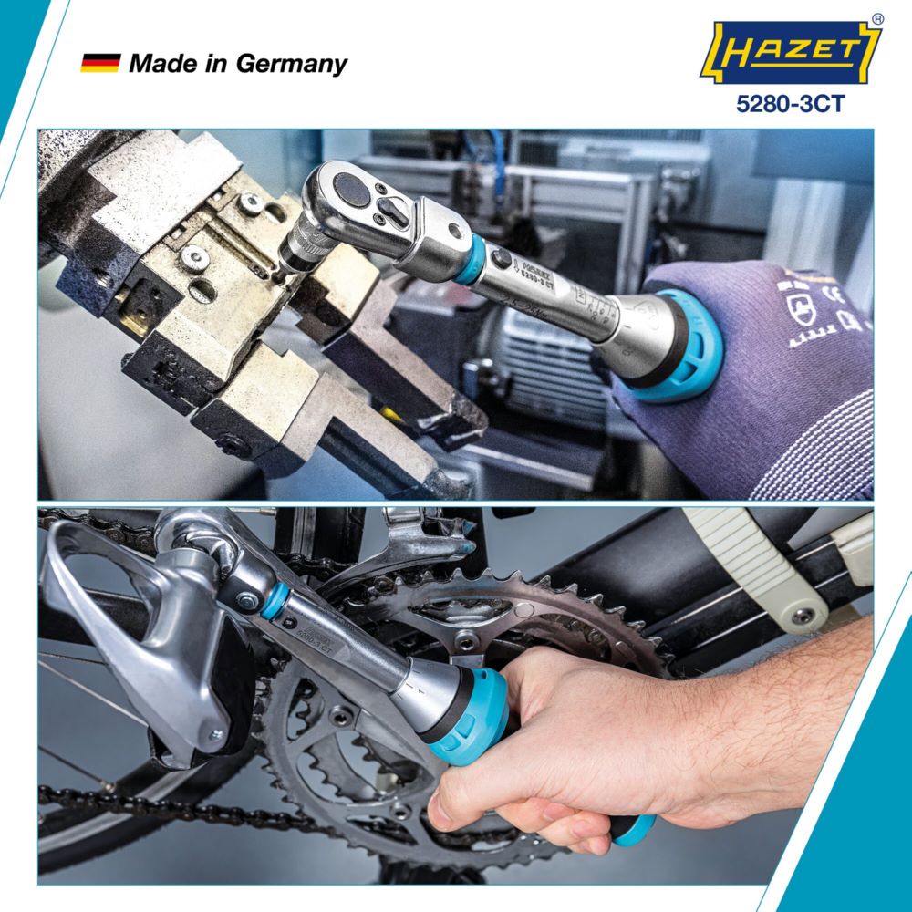 Produktbild Hazet Drehmomentschlüssel mit DAkkS Kalibrierschein 5280-3CTCAL Einsteck Vierkant  bild 6