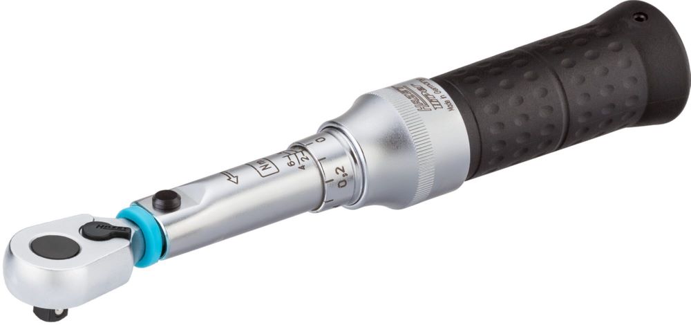 Produktbild Hazet Drehmomentschlüssel DAkkS Kalibrierschein 6106-1CTCAL 1-6 Nm 1/4 Zoll 197 mm