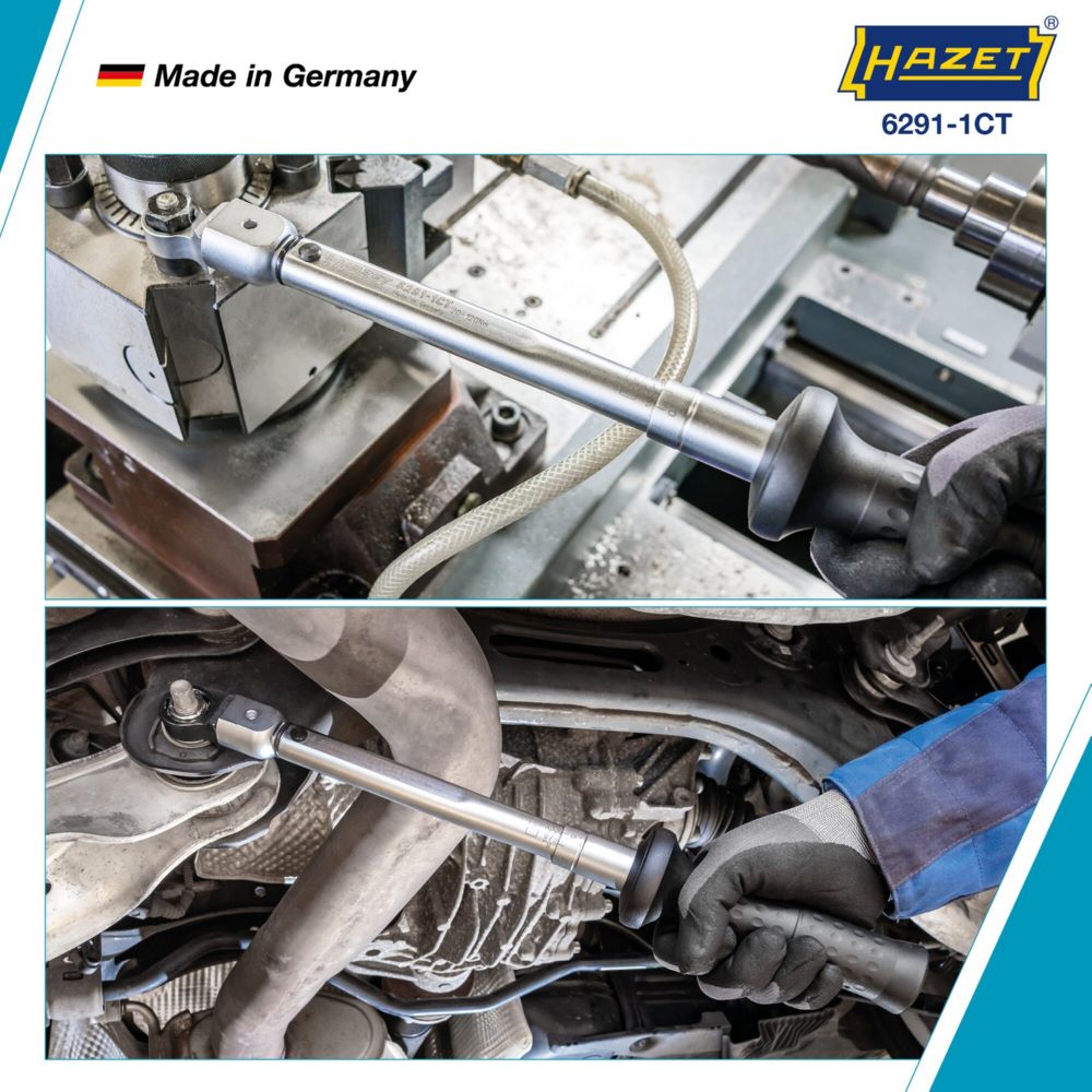Produktbild Hazet Drehmomentschlüssel mit DAkkS-Kalibrierschein 6291-1CTCAL Einsteck Vierkant bild 3