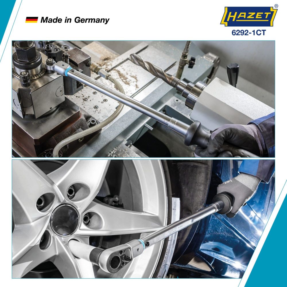 Produktbild Hazet Drehmomentschlüssel DAkkS Kalibrierschein 6292-1CTCAL Einsteck Vierkant 511 mm bild 4